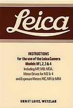 Leica Leitz Lenses Sales Brochure Book Pamphlet USED B52 GD English 