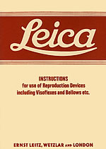 Leica General Catalogue for 1961 